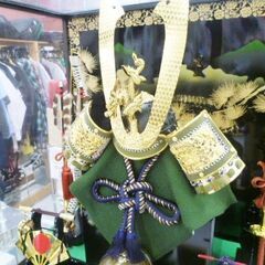 苫小牧市内・札幌市内近郊限定 兜飾り 御節句飾 菊水作 ケース入り オルゴール付き 五月人形 端午の節句 こどもの日 苫小牧西店