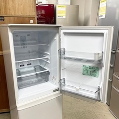 【超美品‼️】2021年製 三菱 146Lノンフロン冷凍冷蔵庫 エディオン限定 キーワードホワイト♪