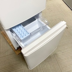 【超美品‼️】2021年製 三菱 146Lノンフロン冷凍冷蔵庫 エディオン限定 キーワードホワイト♪