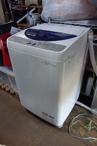 【3年使用】洗濯機　洗濯4.5kg・送風2.2kg　SHARP