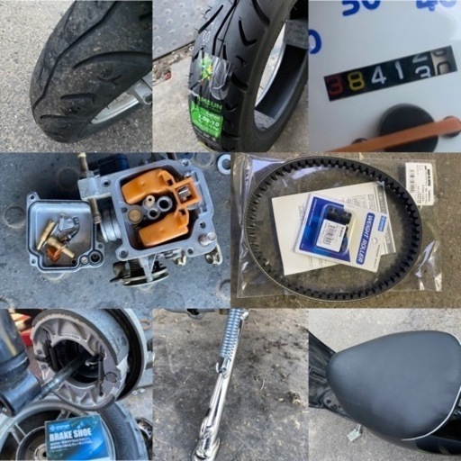 ☆ビーノ低燃費4スト☆タイヤ・ベルト・シート・エアクリなど新品交換^_^キャブレーターオーバーホールで快調です☆ ☆ビーノ低燃費4スト☆タイヤ・ベルト・シート・エアクリなど新品交換