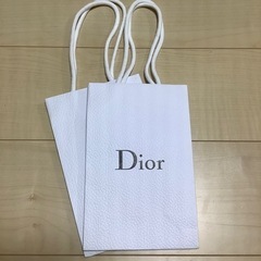 Dior☆ショップ袋２つ