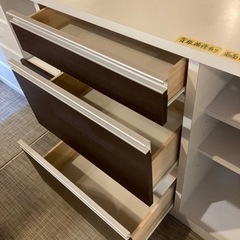 【キッチン棚】状態確認/クリーニング済み【管理番号80411】