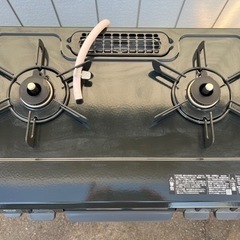 美品■リンナイ 2022年製 ガスコンロ 都市ガス用 12A13A■RTE597BKL Rinnai 都市ガステーブル 左強火