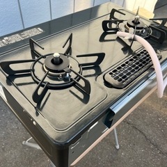 美品■リンナイ 2022年製 ガスコンロ 都市ガス用 12A13A■RTE597BKL Rinnai 都市ガステーブル 左強火