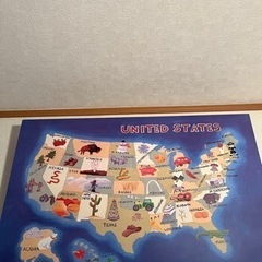 アメリカ地図ボード