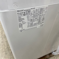 J1783 ☆6ヶ月保証付☆ 良品 8kg洗濯機 シャープ SHARP ES-PX8B 2018年 