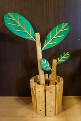 【木製】観葉植物 フェイクグリーン 人工観葉植物 木工品
