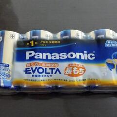 アルカリ乾電池 Panasonicエボルタ 単1形6本