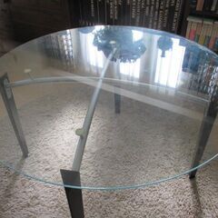 ADCORE 高級ガラスダイニングテーブル　120cm  元価2...