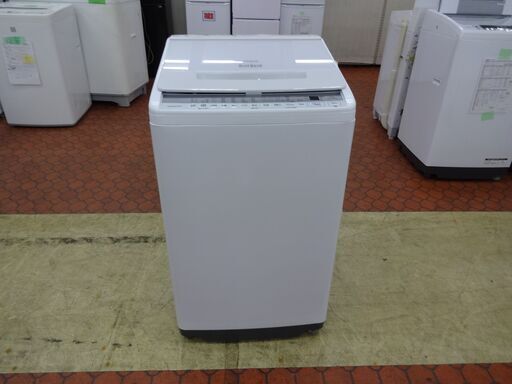 ID 026706　洗濯機日立　7K　２０２０年製　BW-V70FE8
