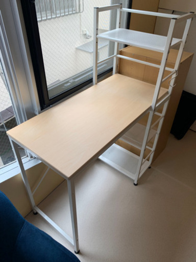 学習机　パソコン用デスク　ラック付　値下げしました！