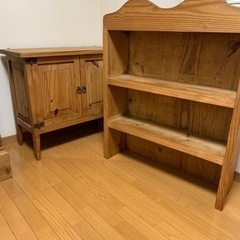 引越しが決定し値下げします❗️ カントリー調　シェルフ棚　本棚