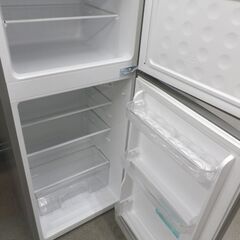 西岡店 冷蔵庫 130L 2ドア 2021年製 ハイアール JR-N130A グレー Haier