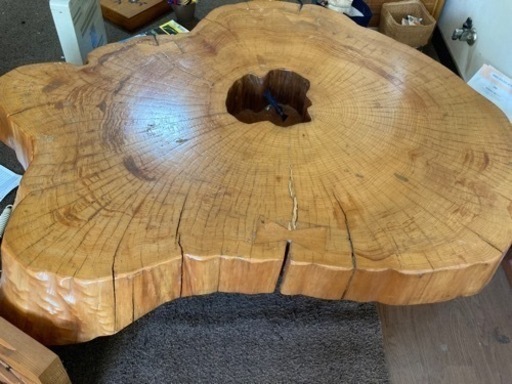 檜　一枚板　テーブル