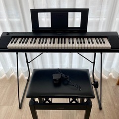 電子ピアノ　スタンド・椅子　ヤマハpiaggero NP-12B...