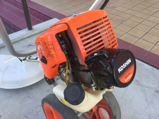 【エコツール豊田インター店】KOSHIN/工進 手押し式 エンジン 草刈機 刈払機 EBC-35C 4サイクル　【愛知県/豊田インター店/工具】 エコツール豊田インター店】KOSHIN/工進 手押し式 エンジン 草刈機 刈