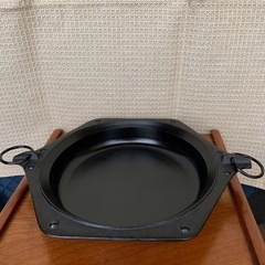 南部鉄器すき焼き鍋 (直径26cm  取手部分直径33cm)  ...