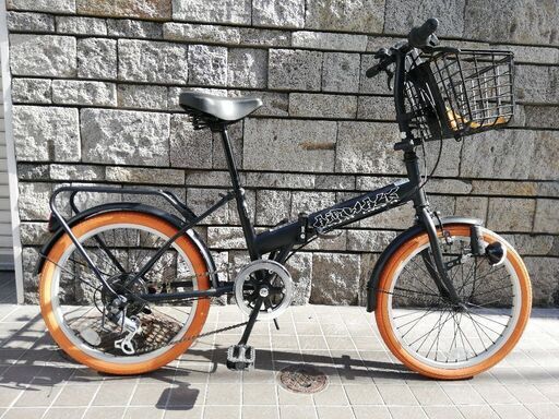 美品　AIR WARK　エアウォーク２０インチ折り畳み自転車　６段変速