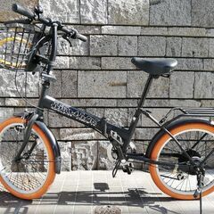 美品 AIR WARK エアウォーク20インチ折り畳み自転車 6段変速