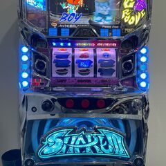 パチスロ実機 シェイク3 コイン不要機付き