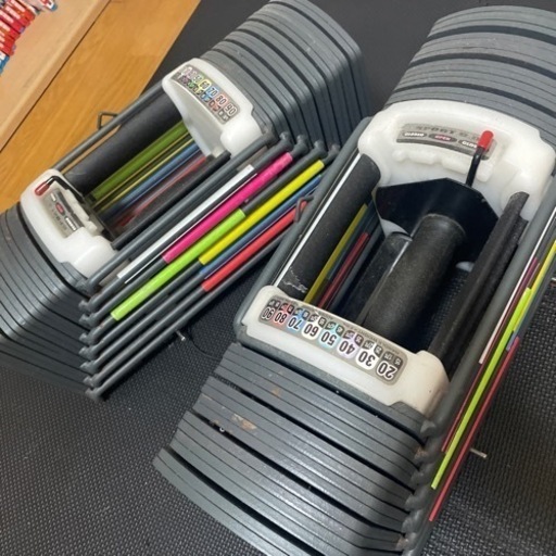 可変式ダンベル　90ポンド（約40キロ）　×2
