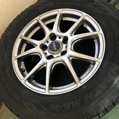 アルファード、ベルファイア用スタッドレスタイヤ4本　ホイール付き