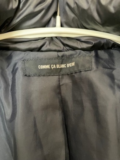 火曜まで！COMME CA DU MODE ダウンコート(ママコート) ネイビー L