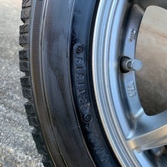 2019年製　スタッドレスタイヤ4本　アルミホイール付