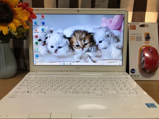 Ａ品美品高速・i5第3世代・Webカメラ内蔵爆速SSD240GB/メモリ４GＢ人気のクロスホワイト/Ｗｉｎ１０/Office2021付/15.6ｲﾝﾁ/無線ＬＡＮ/ＤＶＤ・ＣＤ再生ソフト付　No.2211005