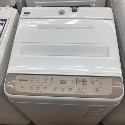 #K-16【ご来店頂ける方限定】Panasonicの6、0Kg洗濯機です