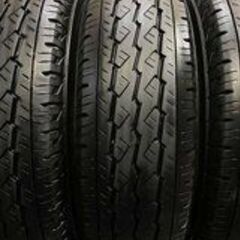 BS V600 195/80R15 105/105L LT 15インチ 夏タイヤ 4本 2019～20年製 バリ溝 ハイエース キャラバン等　(TC653)クレジットカード QRコード決済可能