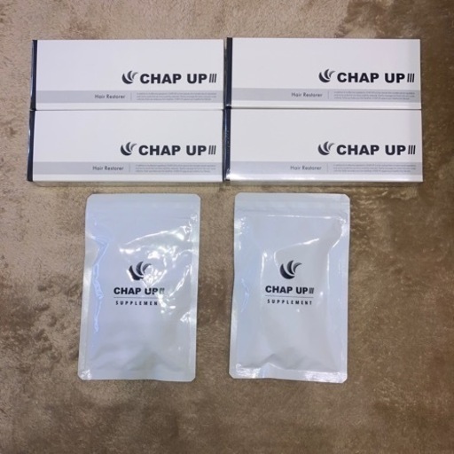 安い好評】 新品新着CHAP UP 薬用育毛剤×2、サプリ×2 QihsH
