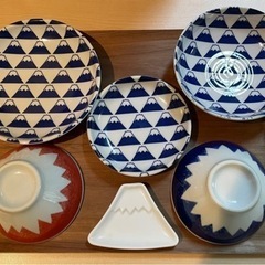 富士山の食器 各20セット