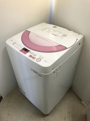 都内近郊送料無料 SHARP 洗濯機 6.0㎏ 2017年製.