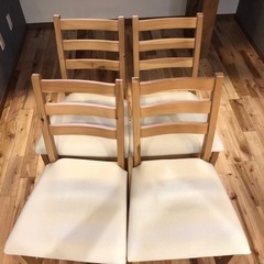 1脚からでも取引可能。IKEA ダイニングテーブル用　椅子　4個