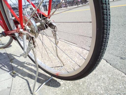 ♪ジモティー特価♪赤いフレーム　中古2６型軽快車　　新大阪サイクルキッズ ♪ジモティー特価♪赤いフレーム 中古26型軽快車 新大阪サイクルキッズ ♪