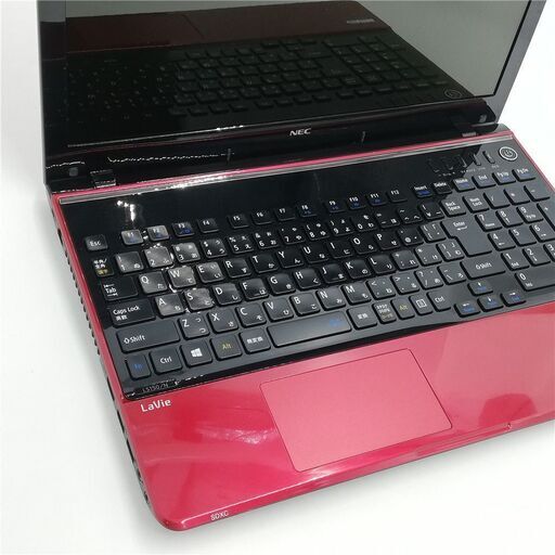 保証付 新品SSD Wi-Fi有 15.6型 ノートパソコン NEC PC-LS150NSR 良品