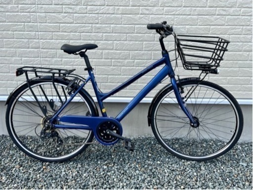 男子向け　大きめ自転車　ネイビー