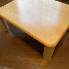 折りたたみローテーブル（木製）