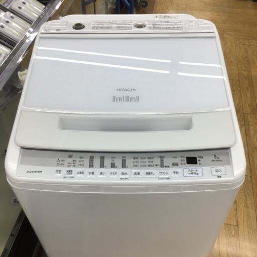 #K-20【ご来店頂ける方限定】HITACHIの8、0Kg洗濯機です