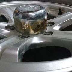 225/80R15 Weds Adventurer Bridgestone 4本 5分山