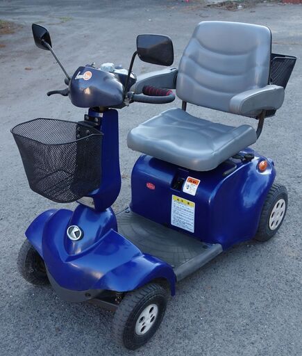 即使用可、クボタ 電動車椅子 シニアカー バッテリー新品交換済,動作確認済