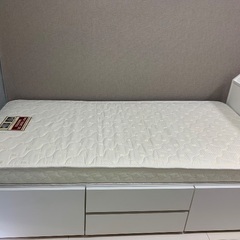 ニトリ収納付きベッドフレームとマットレス