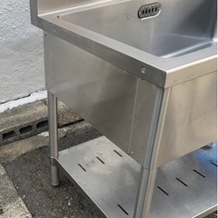 マルゼン 業務用 大型 一槽シンク 900×600×800 流し台 厨房機材 洗浄済み キッチン 手洗い場 小型 厨房機器 店舗用品 大阪 maruzen 大阪