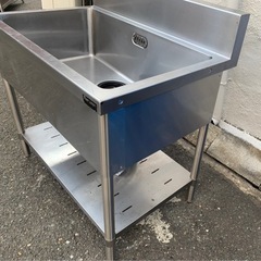 マルゼン 業務用 大型 一槽シンク 900×600×800 流し台 厨房機材 洗浄済み キッチン 手洗い場 小型 厨房機器 店舗用品 大阪 maruzen 大阪