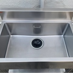 マルゼン 業務用 大型 一槽シンク 900×600×800 流し台 厨房機材 洗浄済み キッチン 手洗い場 小型 厨房機器 店舗用品 大阪 maruzen 大阪