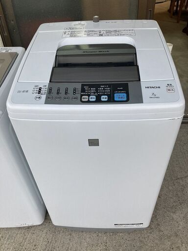 ■ioy1114■日立　縦型洗濯機　7.0kg　NW-Z79E3　2017年製■