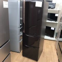 日立 315L 3ドア 冷蔵庫 R-K32JV(TD) ダークブラウン 右開き R-K32JV-TD 冷蔵庫 Kシリーズ ダークブラウン [315L /3ドア /右開き