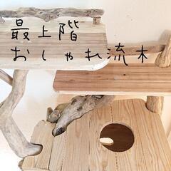 流木キャットタワー『森の古民家』